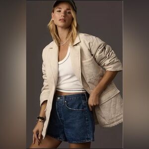 Young Fabulous & Broke Cream Blazer Relaxed Fit